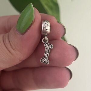 Pandora ‘I Love My Dog’ Dangle Bone Charm, 925 🦴